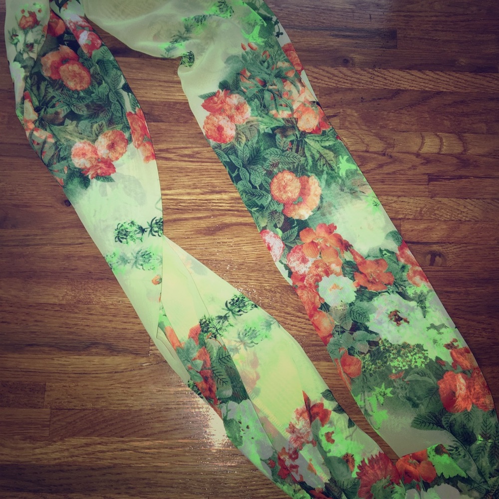 Chiffon infinity scarf
